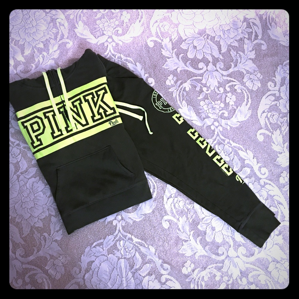 PINK hoodie and jogger set